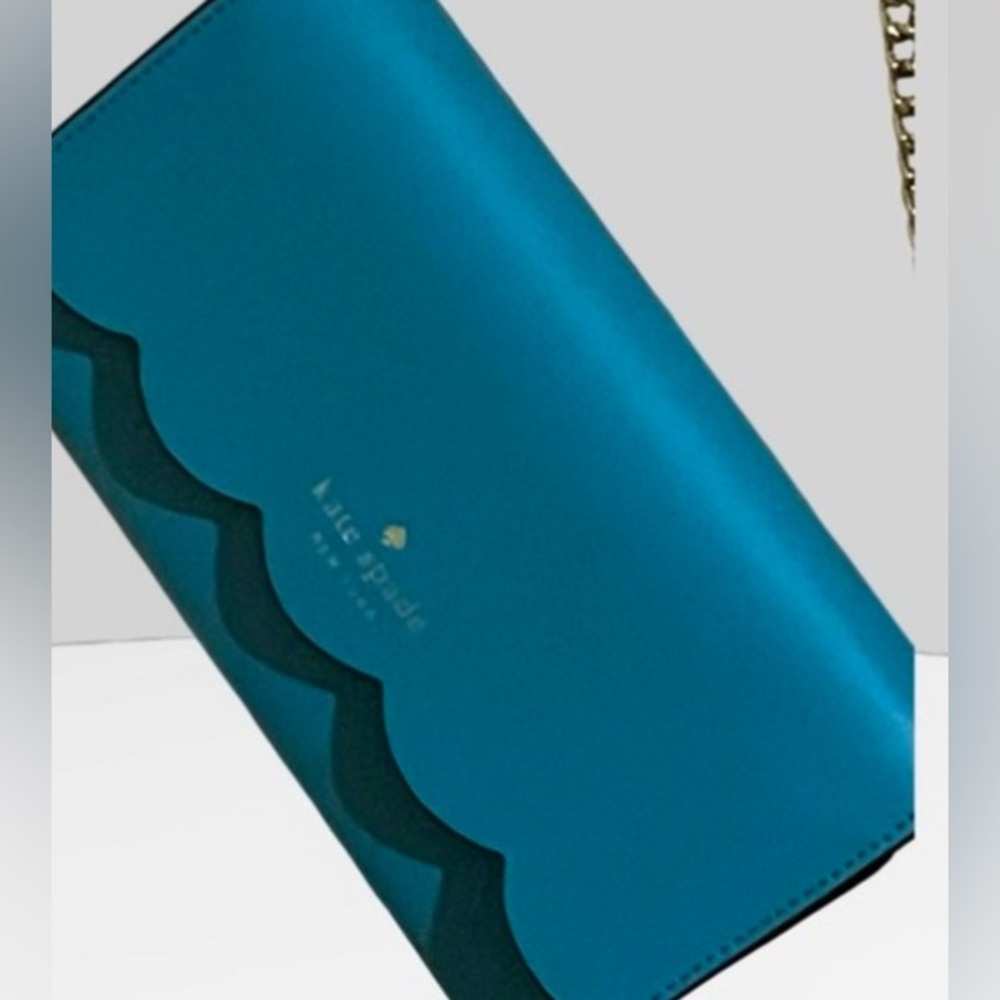 Kate Spade Elegant Blue Chain Strap Bag like new - Picture 8 of 8